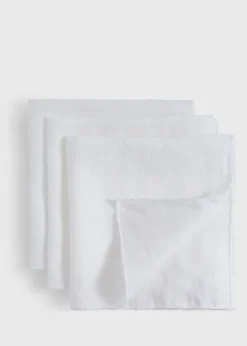Linen Pocket Square Set