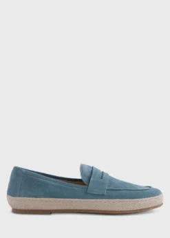 LLoyd Suede Penny Loafer Espadrille
