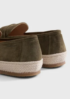 LLoyd Suede Penny Loafer Espadrille