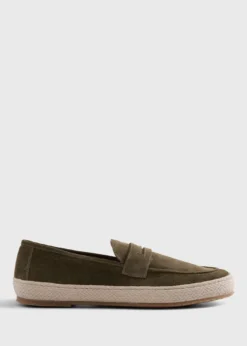 LLoyd Suede Penny Loafer Espadrille