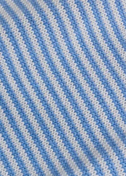 Long Sleeve Stripe Polo
