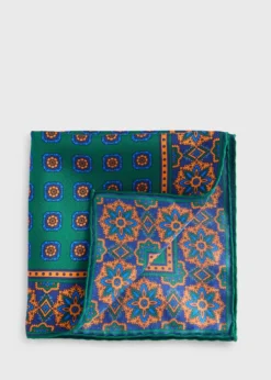 Medallion PrintPocket Square