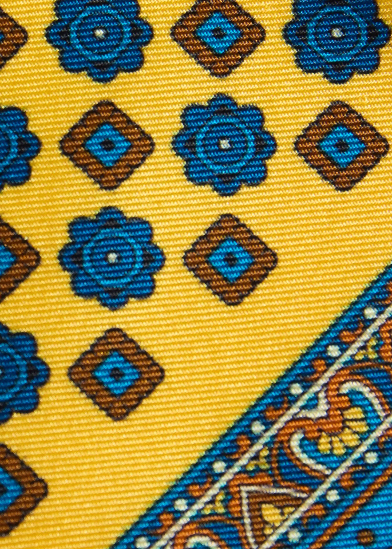 Medallion PrintPocket Square