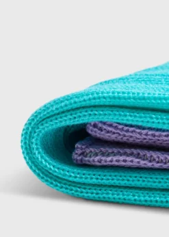 Mercerized Cotton Ribbed Sock