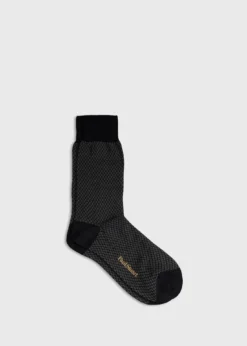 Micro Diamond Pattern Sock