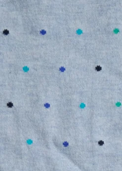 Micro Poka-Dot Crew Sock