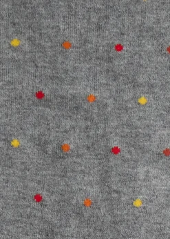Micro Poka-Dot Crew Sock