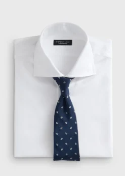 Mini Paisley Woven Silk Tie