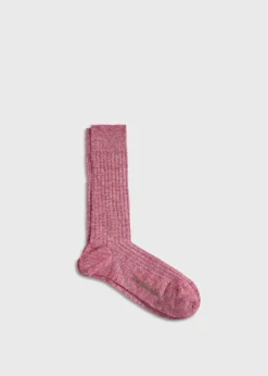 Mélange Vertical Stripe Sock