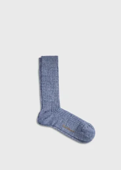 Mélange Vertical Stripe Sock