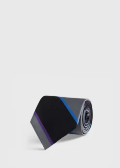 Multicolor Block Stripe Tie