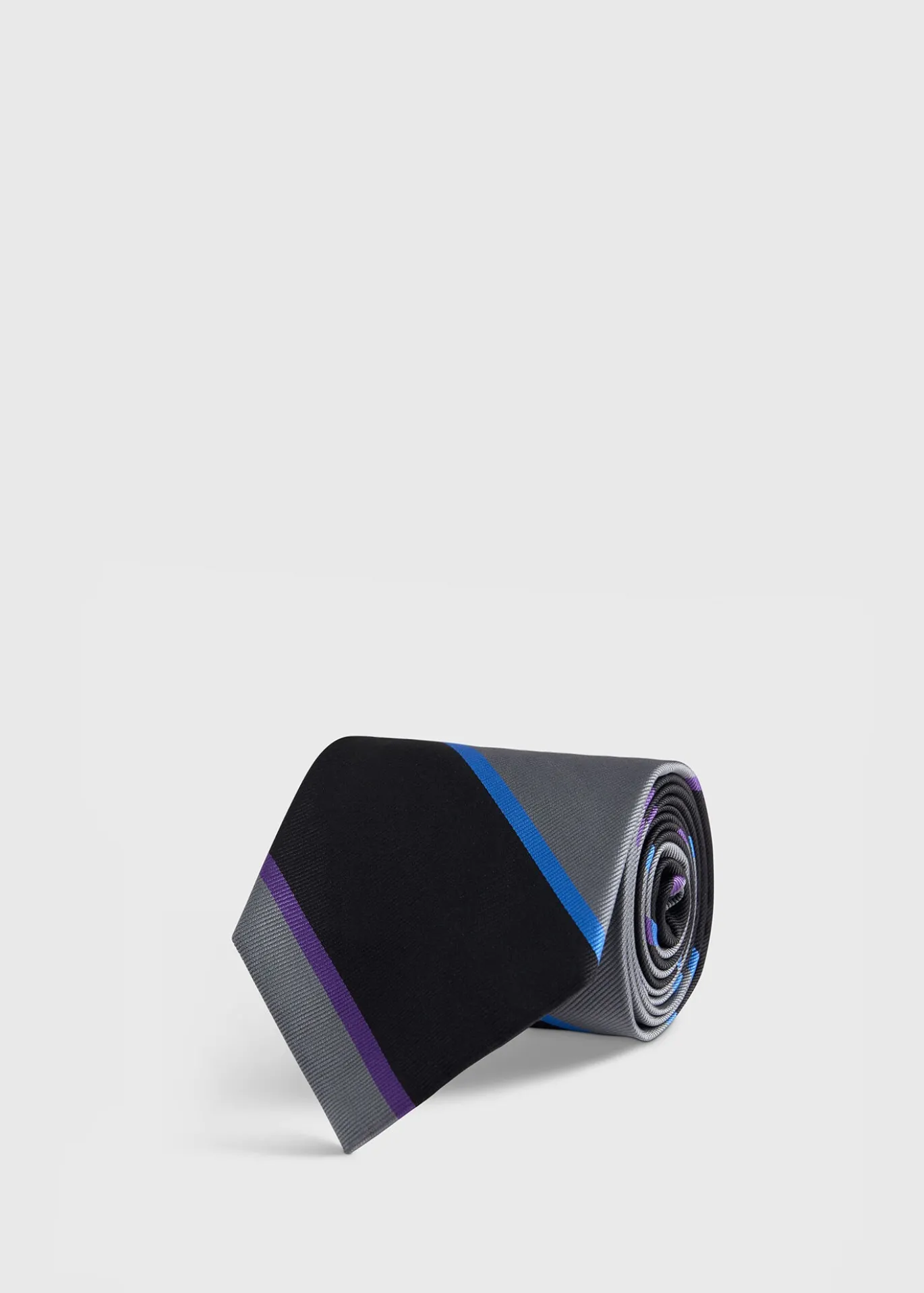 Multicolor Block Stripe Tie