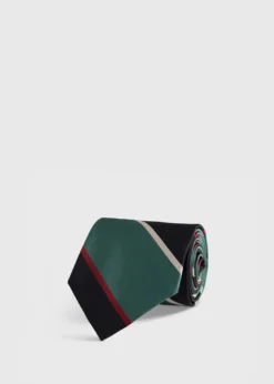 Multicolor Block Stripe Tie