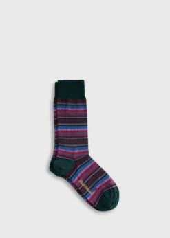 Multicolor Stripe Sock