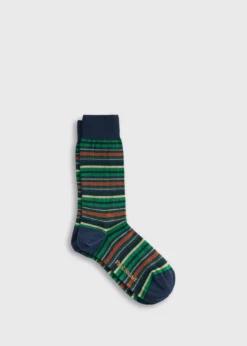 Multicolor Stripe Sock