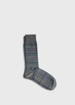 Multicolor Stripe Sock