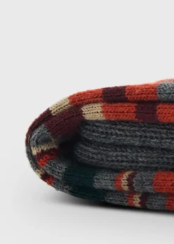 Multicolor Stripe Sock