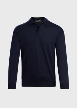 Organic Cotton Long Sleeve Polo