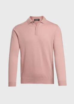 Organic Cotton Long Sleeve Polo