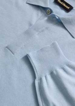 Organic Cotton Long Sleeve Polo