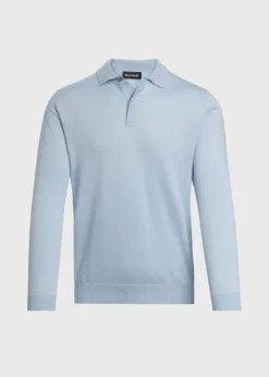 Organic Cotton Long Sleeve Polo