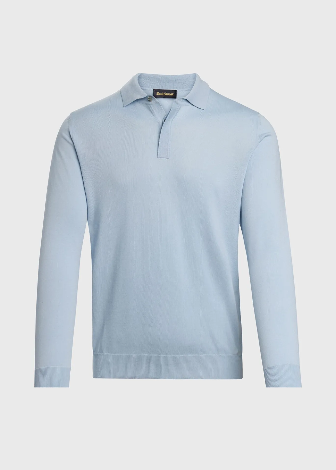 Organic Cotton Long Sleeve Polo