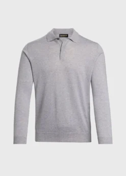 Organic Cotton Long Sleeve Polo