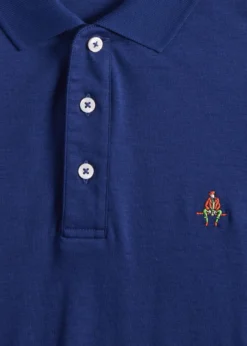 Pima Interlock Logo Polo