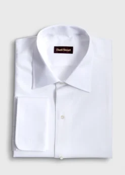 Piqué Bib Front Cotton Formal Shirt