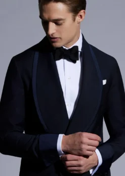 Piqué Bib Front Tuxedo Shirt
