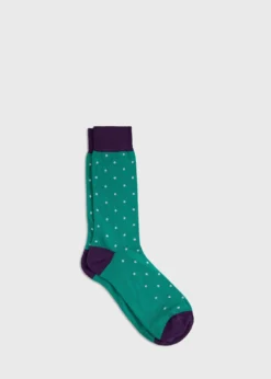 Polka Dot Crew Sock
