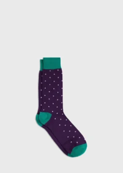 Polka Dot Crew Sock