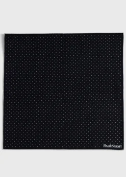 Printed Silk Dot Pocket Square