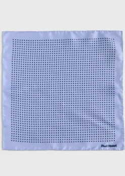 Printed Silk Dot Pocket Square