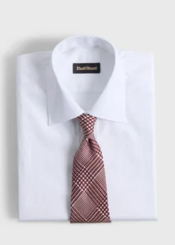 Printed Silk Glenn Plaid Tie