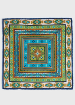 Printed Silk Pattern Pocket Square
