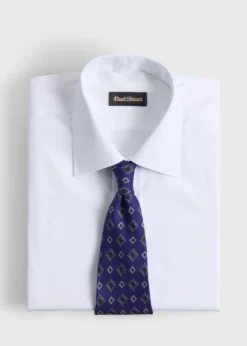 Printed Silk Square Medallion Tie
