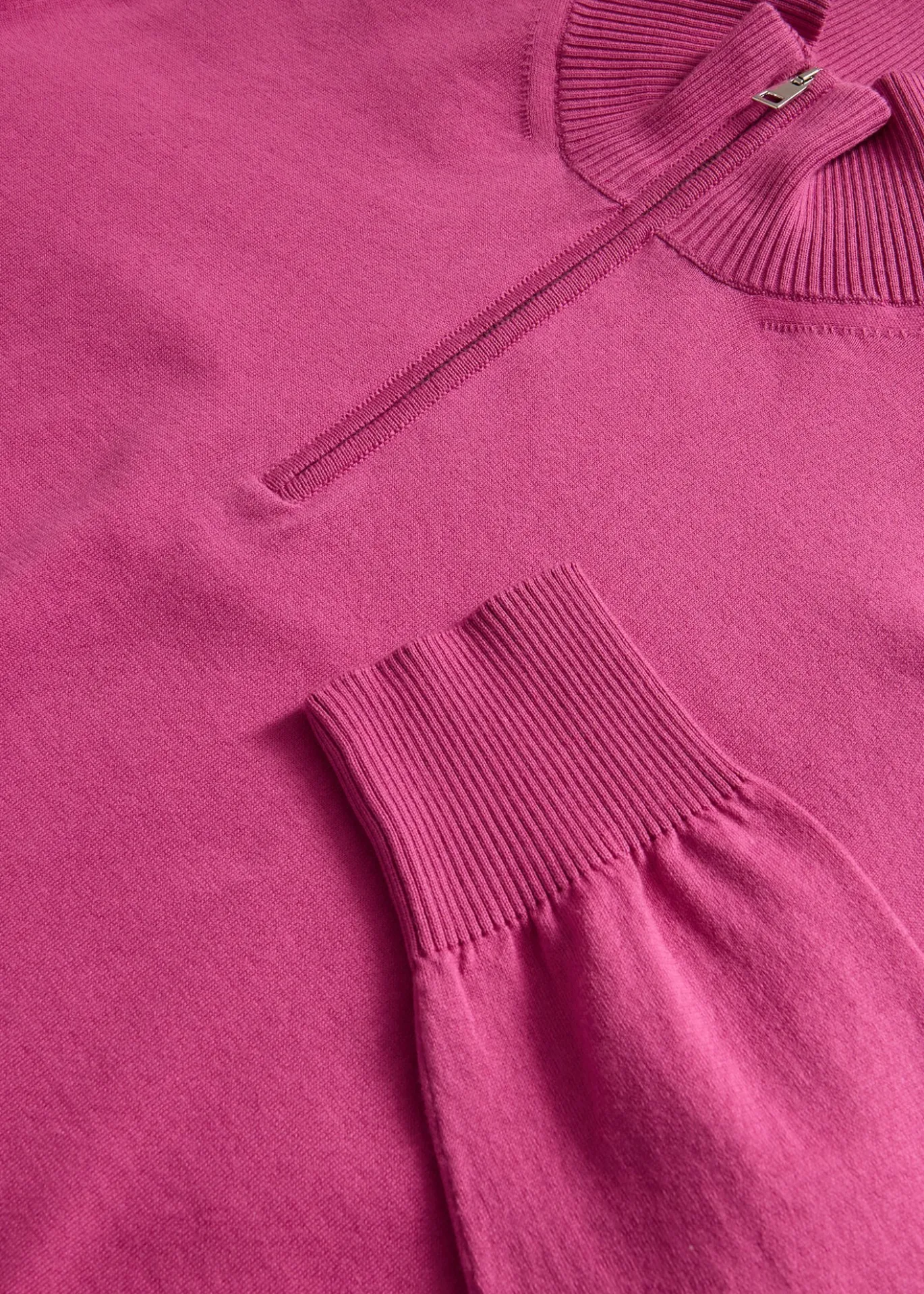 Quarter Zip Cotton Sweater
