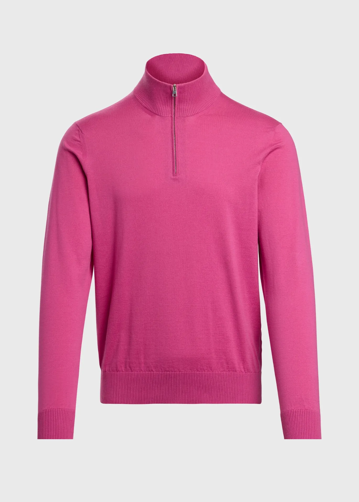 Quarter Zip Cotton Sweater