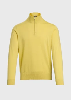 Quarter Zip Cotton Sweater