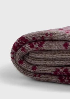 Reindeer & Snowflake Sock