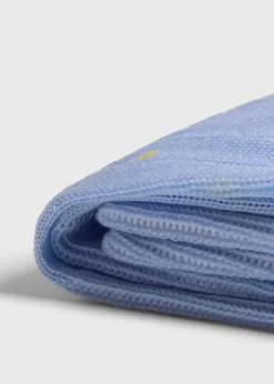 Ribbed Cotton Dot Dress Sock