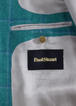 Silk & Cashmere Deco Windowpane Jacket
