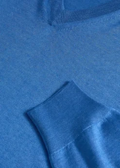 Silk & Cashmere V-Neck Sweater