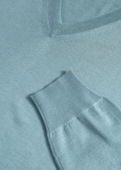 Silk & Cashmere V-Neck Sweater
