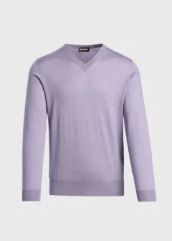 Silk & Cashmere V-Neck Sweater