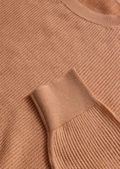 Silk & Cotton Crew Neck