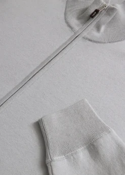 Silk & Cotton Full Zip Cardigan