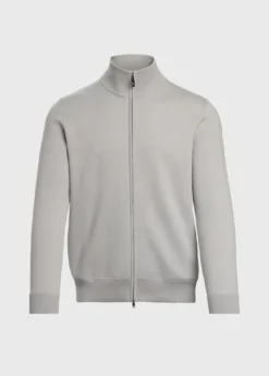 Silk & Cotton Full Zip Cardigan