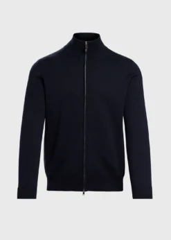 Silk & Cotton Full Zip Cardigan